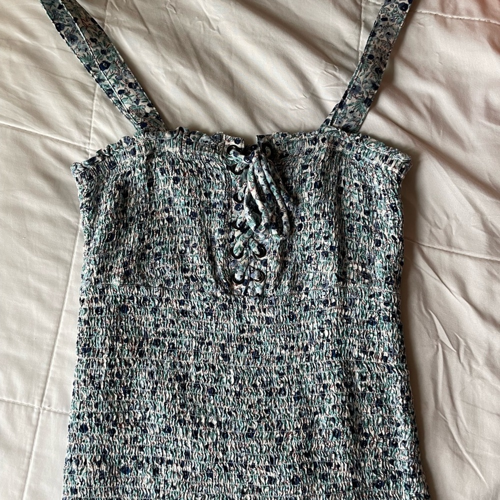 Aeropostale Blue Floral Dress